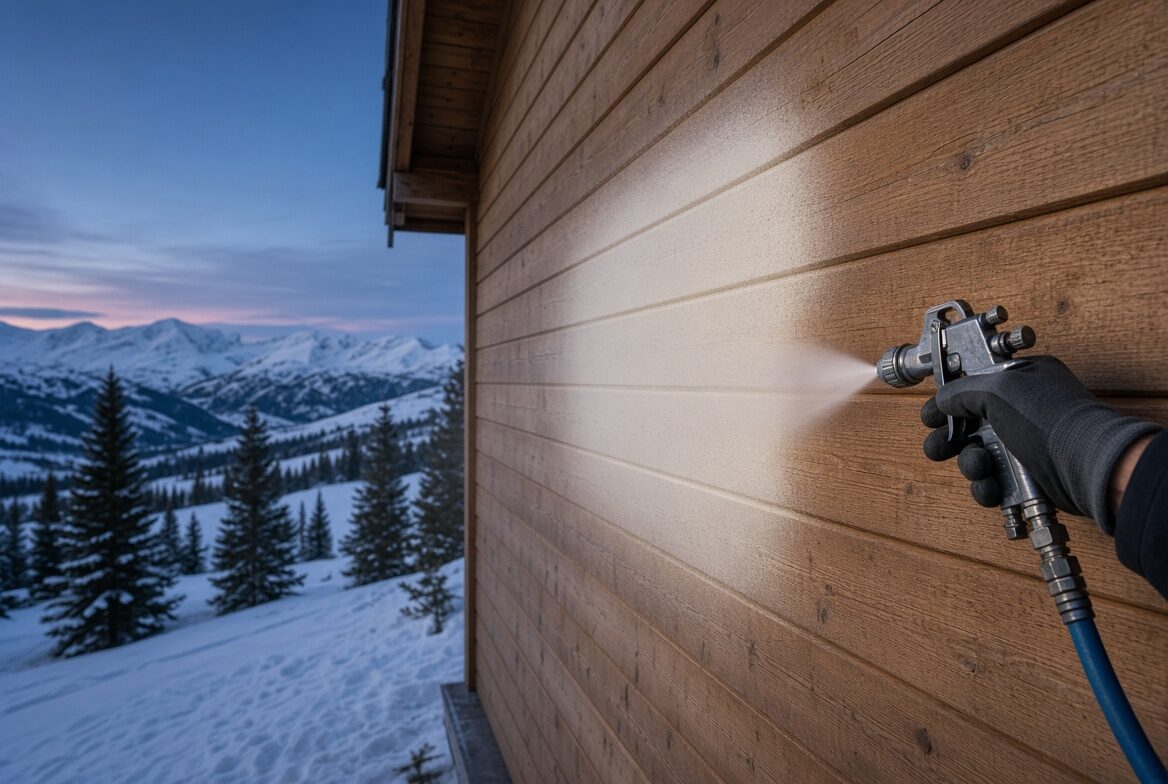 Aerocore sprayable coating application